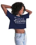 Unity and Freedom Ladies Lounge Cropped Tee