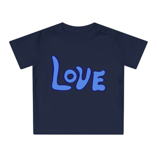 Buy nautical-navy Blue LOVE Baby T-Shirt