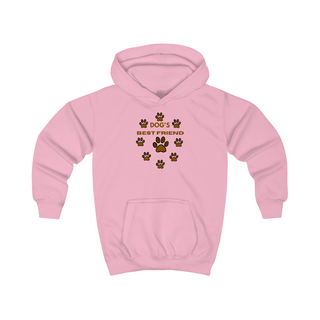 Buy baby-pink Dog's Best Friend Girls Hoodie