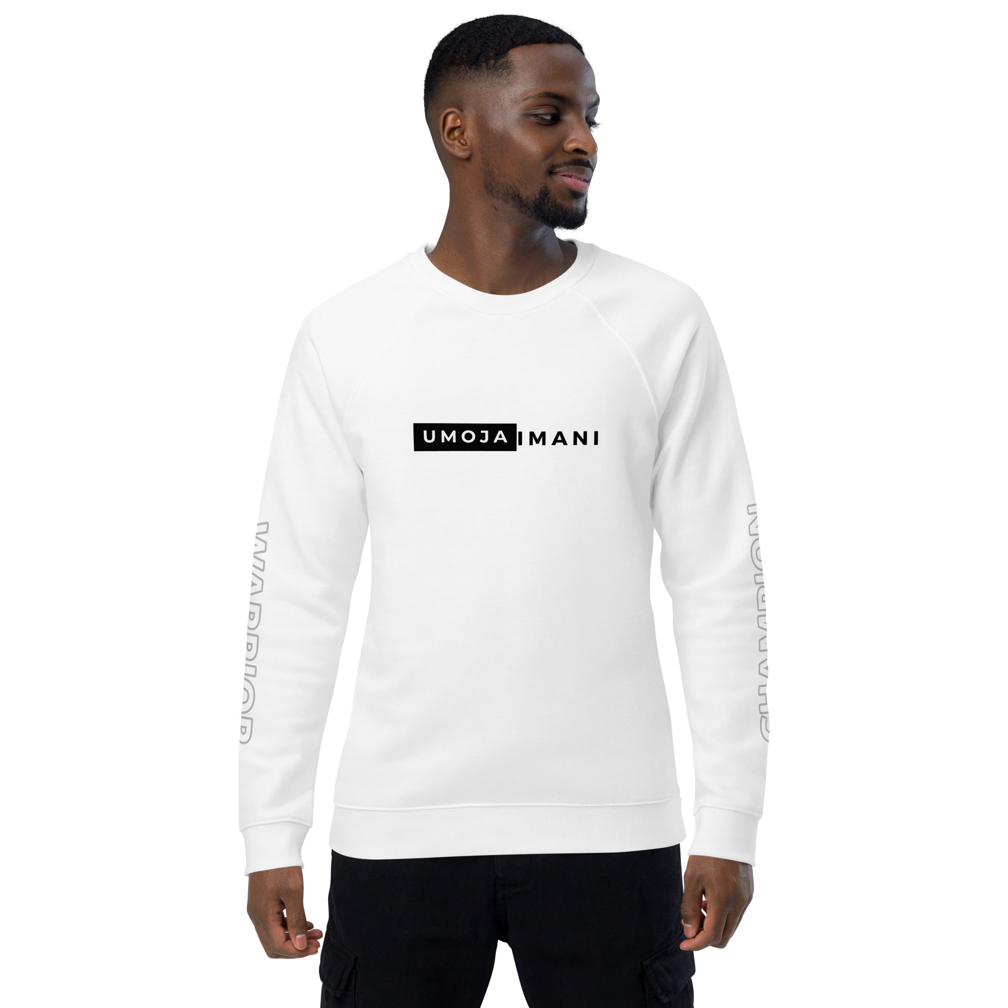 Buy white UMOJA IMANI RAGLAN SWEATSHIRT