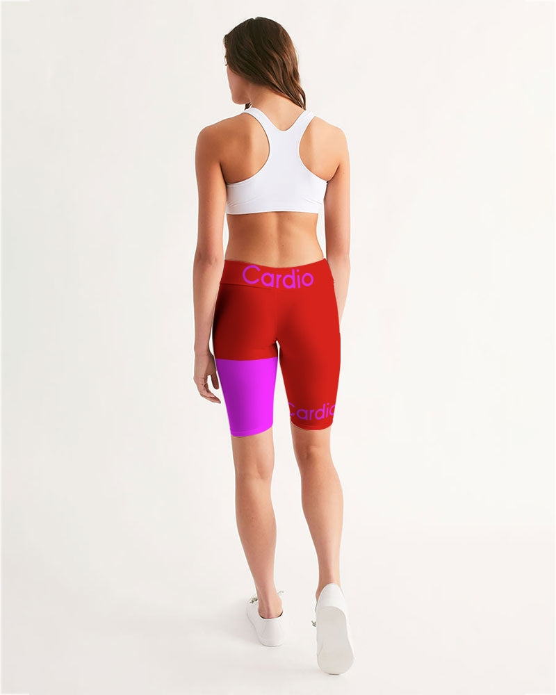 Cardio Hot Ladies Mid-Rise Bike Shorts - 0