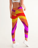 Bright Swirl Ladies Yoga Pants