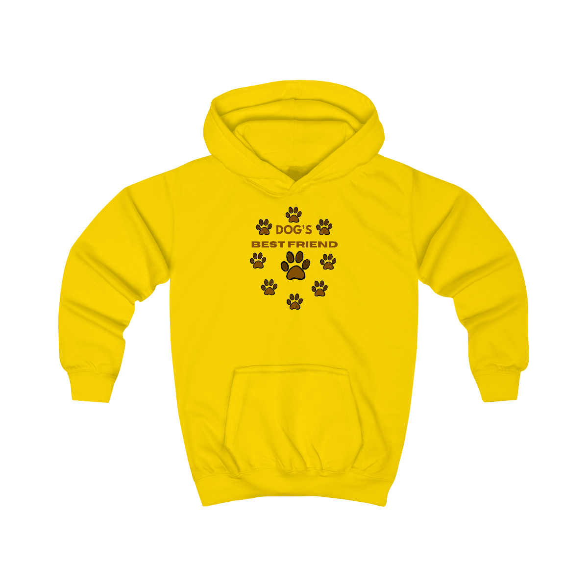 Buy sun-yellow Dog&#39;s Best Friend Girls Hoodie