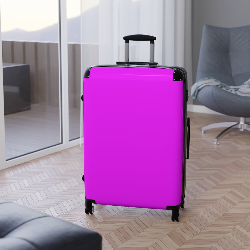 Hot Pink Suitcases