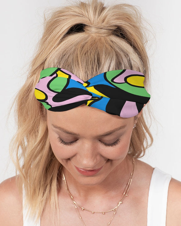 Color Wind Twist Knot Headband Set