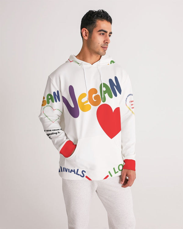 Vegan Heart Men's Hoodie