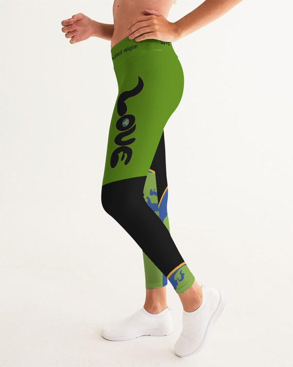 Love Is The Greatest Religion Yoga Pants