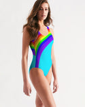 Rainbowbrite Aqua Ladies One-Piece Swimsuit