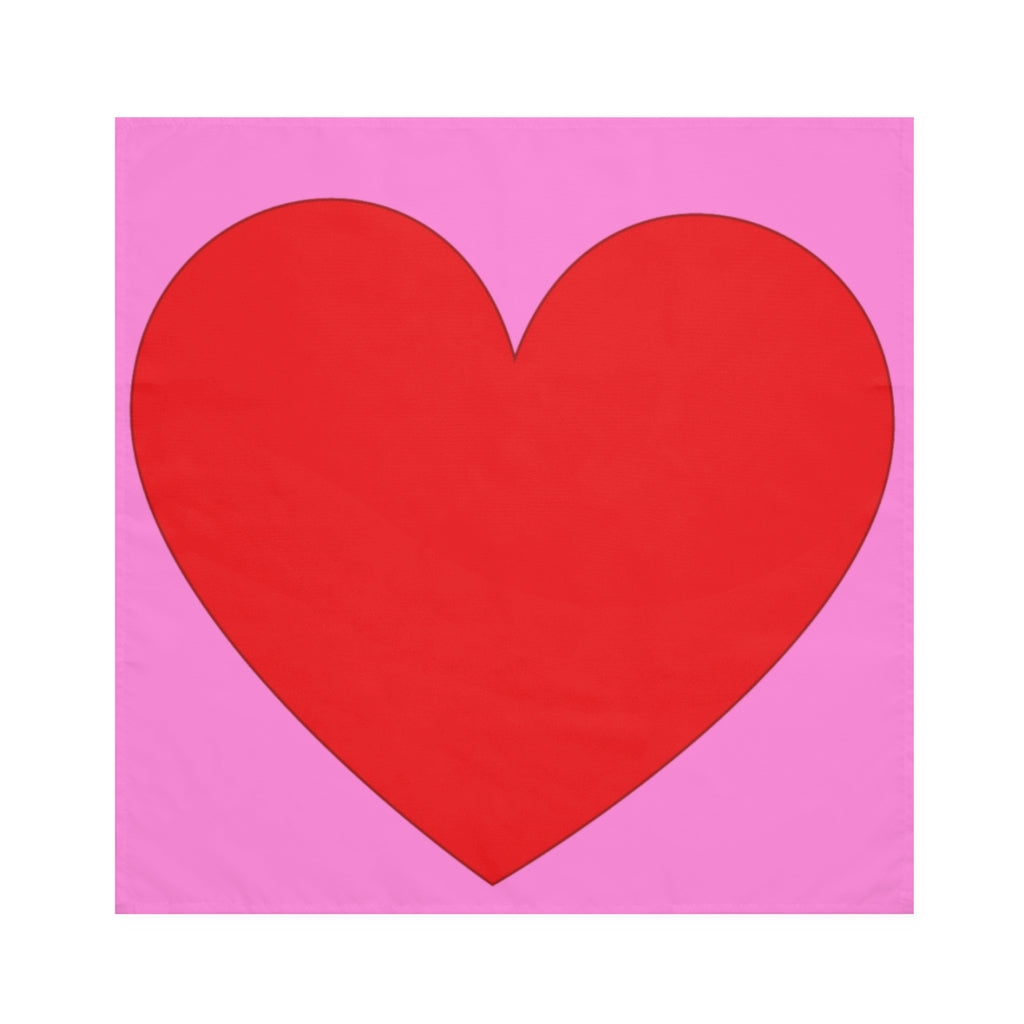 Big Red Heart Pink Napkins - 0