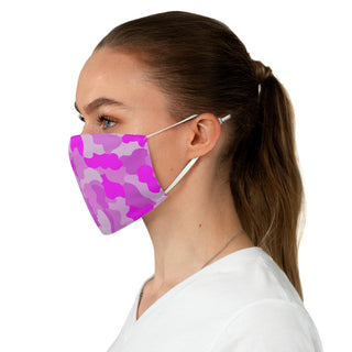 Pink Fusion Fabric Face Mask