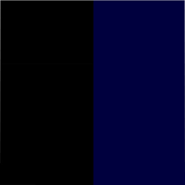 Cavalier Black and Blue Microfiber Queen Duvet Cover