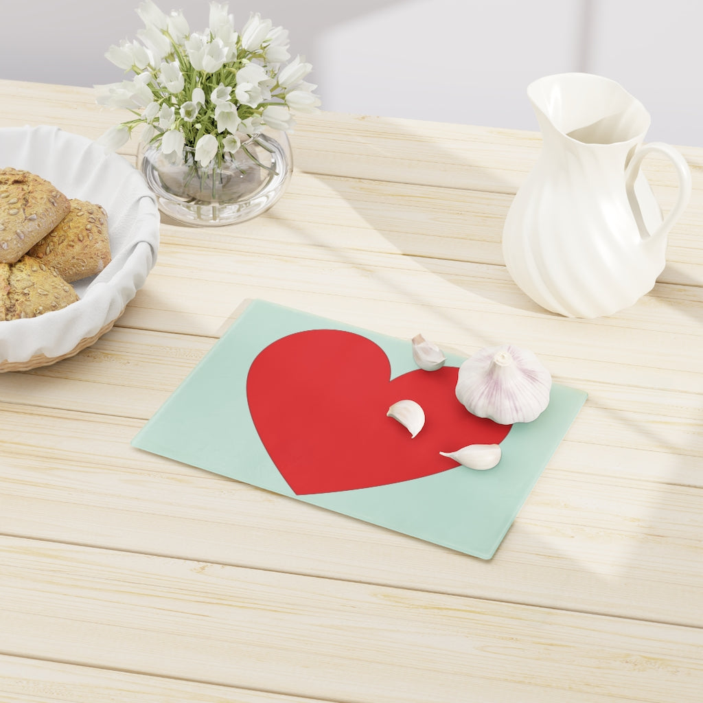 Big Red Heart Cutting Board