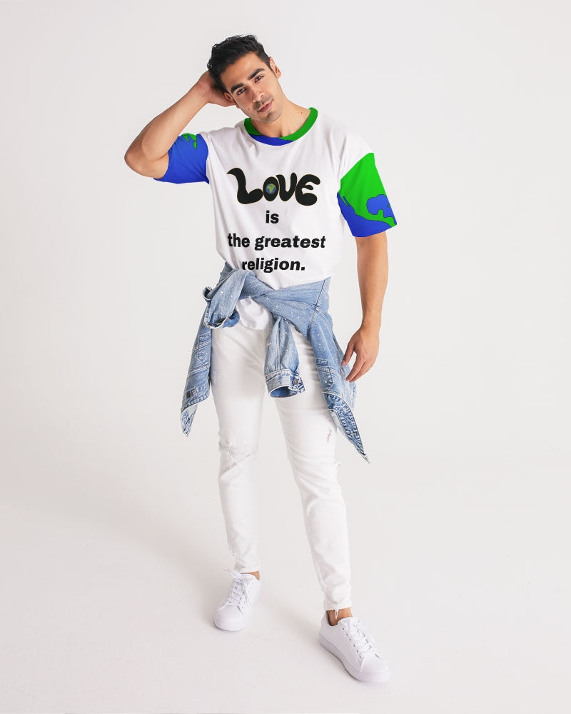 Love Is The Greatest Religion Men's Premium Heavyweight Tee