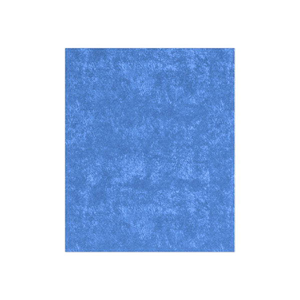 NC BLUE Crushed Velvet Blanket