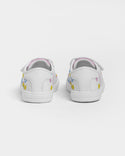 Cutey Pastel Smile Kids Velcro Sneaker