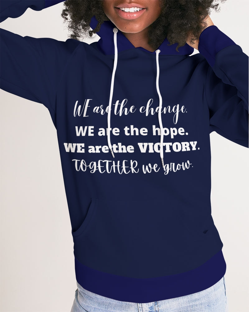 Unity and Freedom Ladies Blue Hoodie