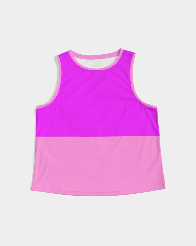 Pink Pink Ladies Cropped Tank