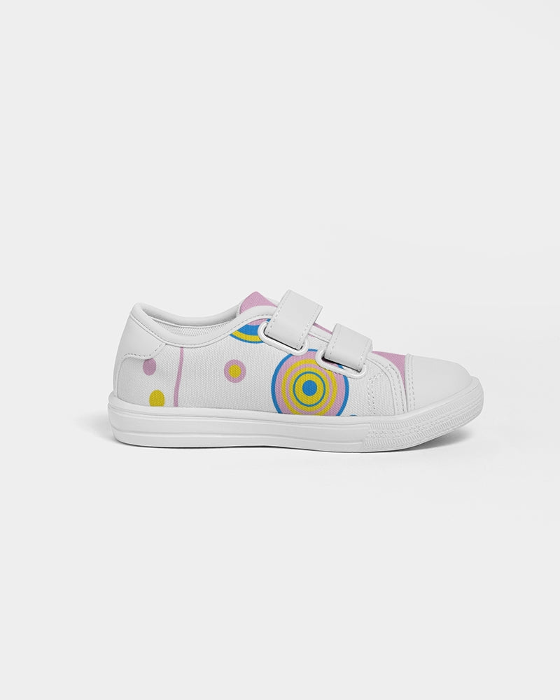 Cutey Pastel Smile Kids Velcro Sneaker