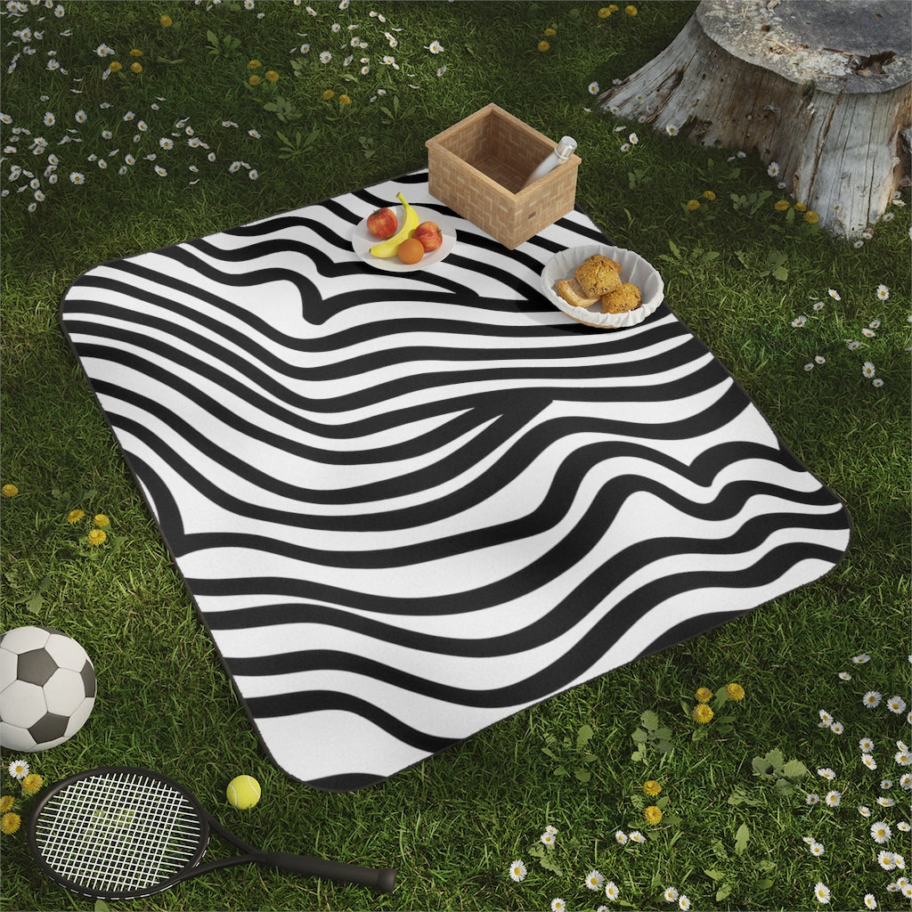 Zebra Print Picnic Blanket