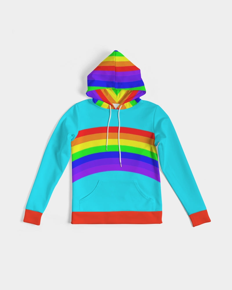 Rainbowbrite Aqua Ladies Hoodie