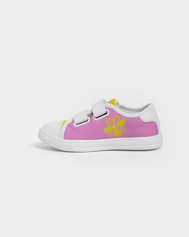 Sunflower Pink Girls Velcro Sneaker