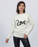 JUST LOVE Ladies Premium Crewneck Sweatshirt