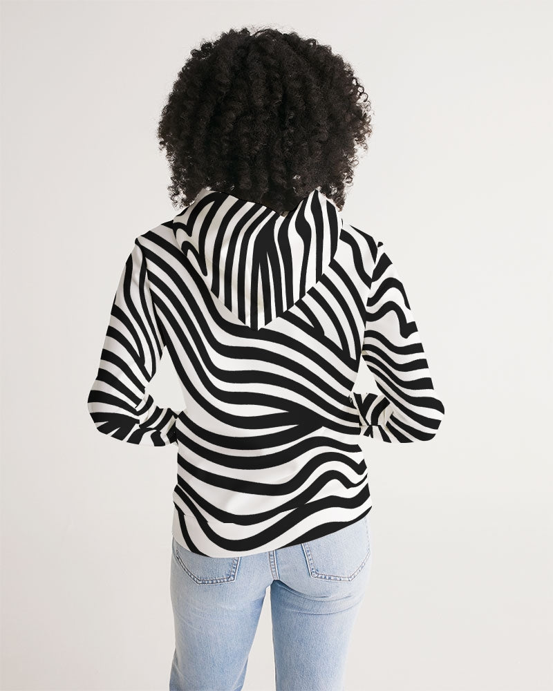 Zebra Print Ladies Hoodie