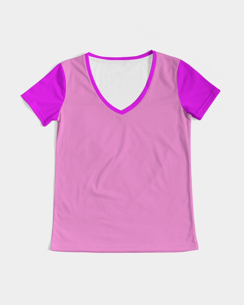 Pink Pink Ladies V-Neck Tee