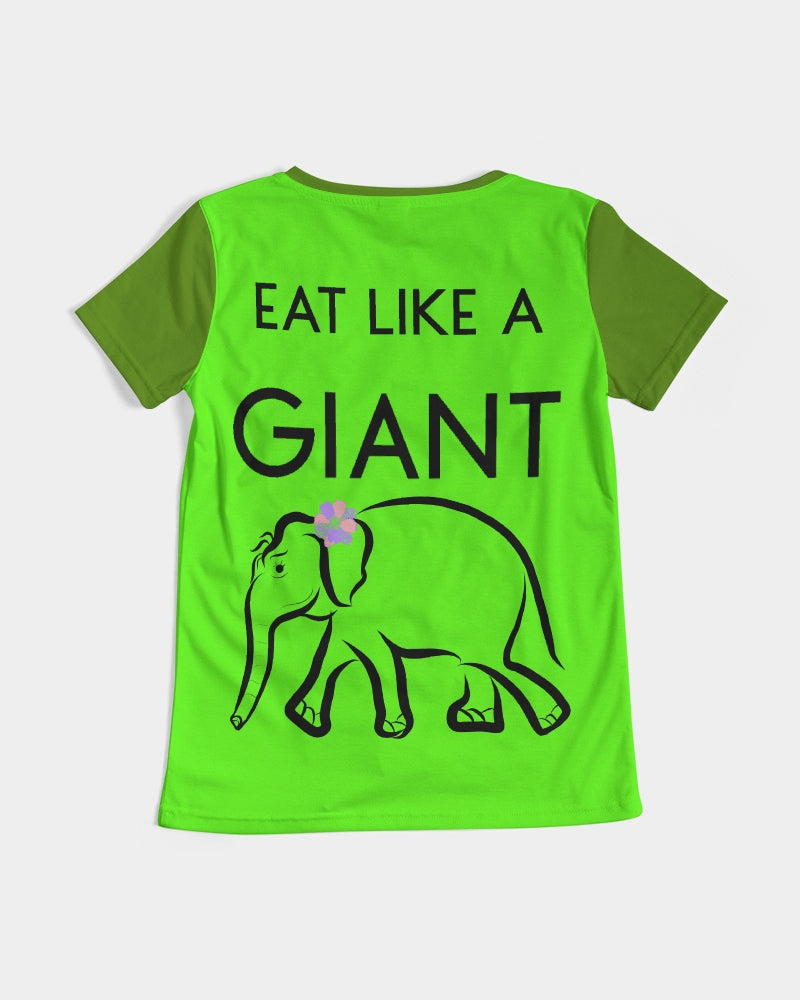 Eat Like A Giant Ladies V-Neck Tee