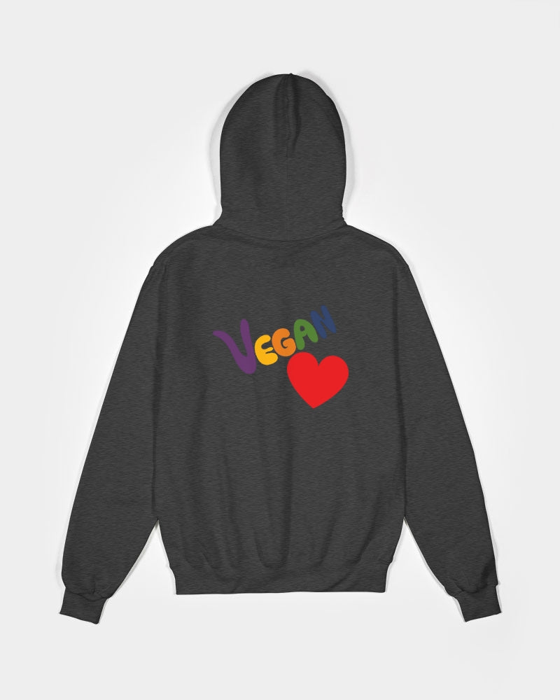 Vegan Heart Ladies Hoodie | Champion