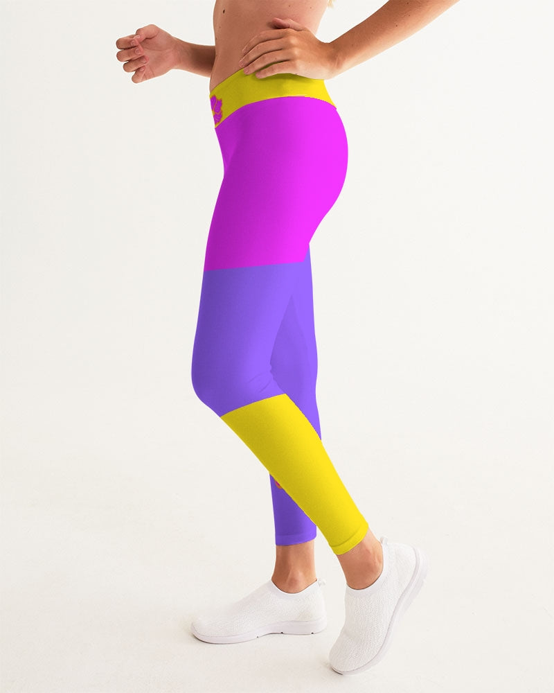 Cali Flower Ladies Yoga Pants