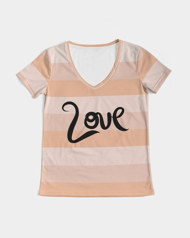 Just Love Ladies V-Neck Tee