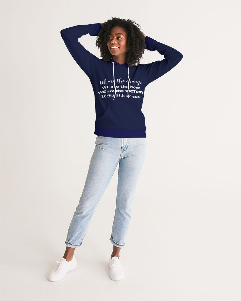 Unity and Freedom Ladies Blue Hoodie