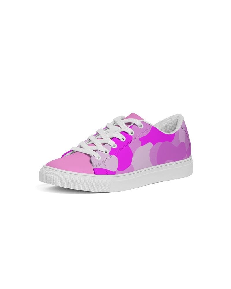 Pink Fusion Ladies Faux-Leather Sneaker