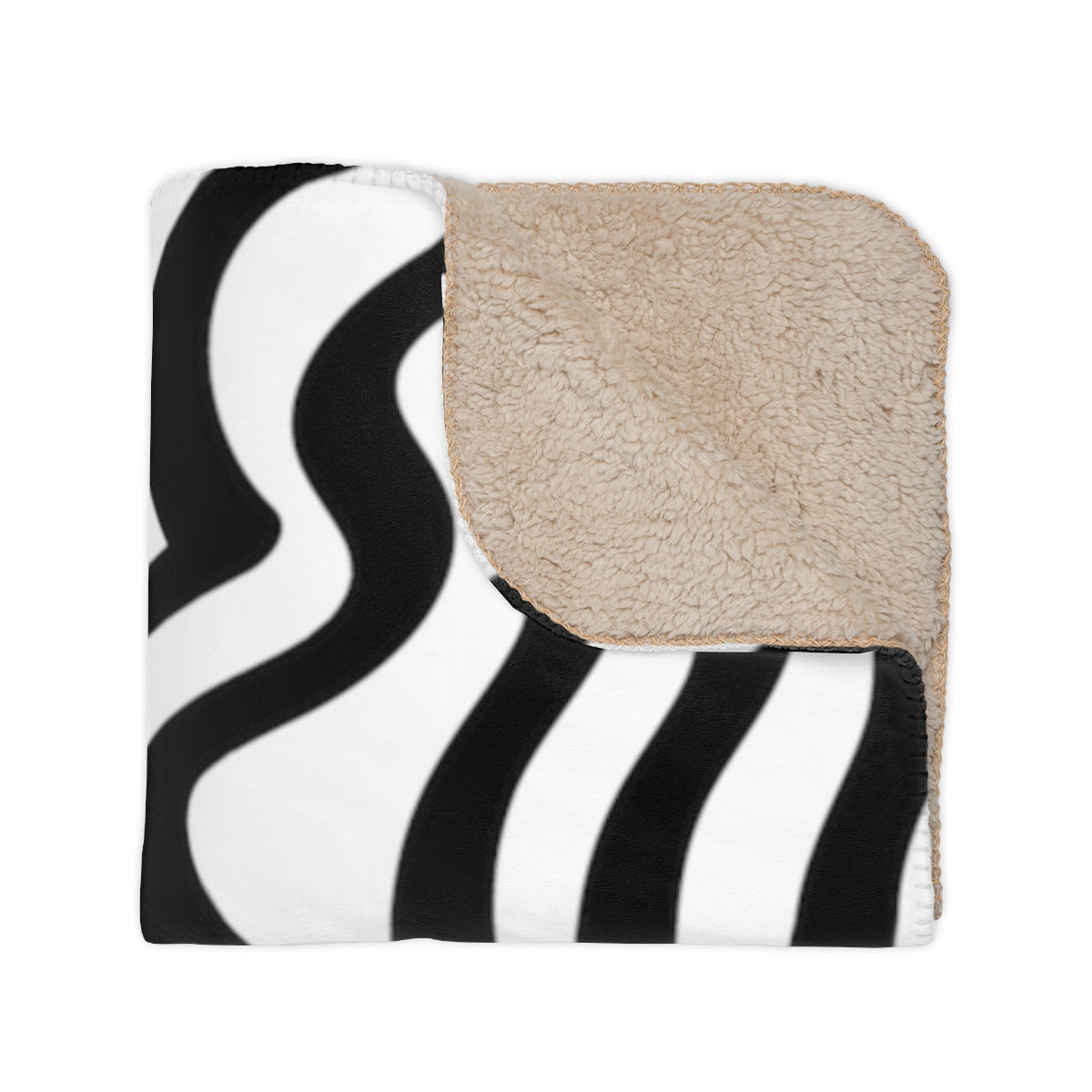 Zebra Print Sherpa Blanket