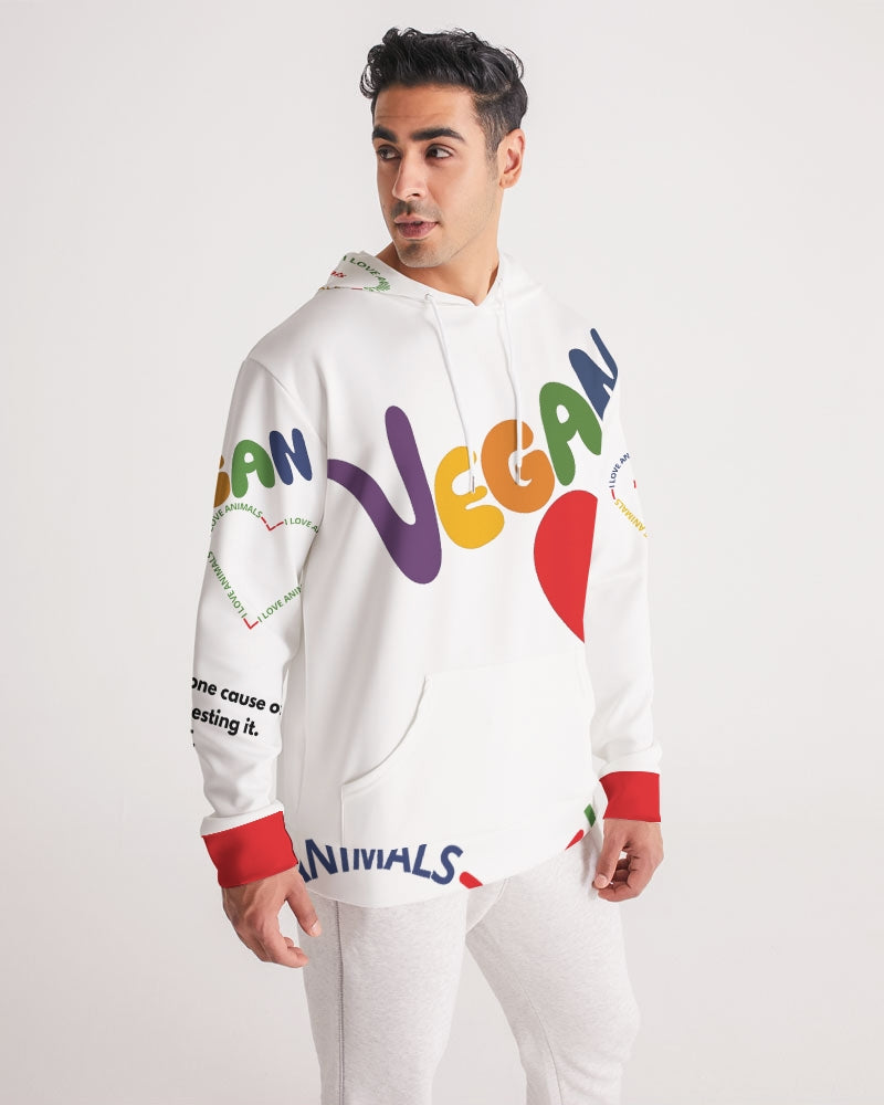 Vegan Heart Men's Hoodie