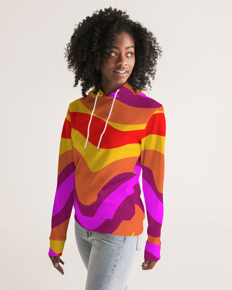 Bright Swirl Ladies Hoodie