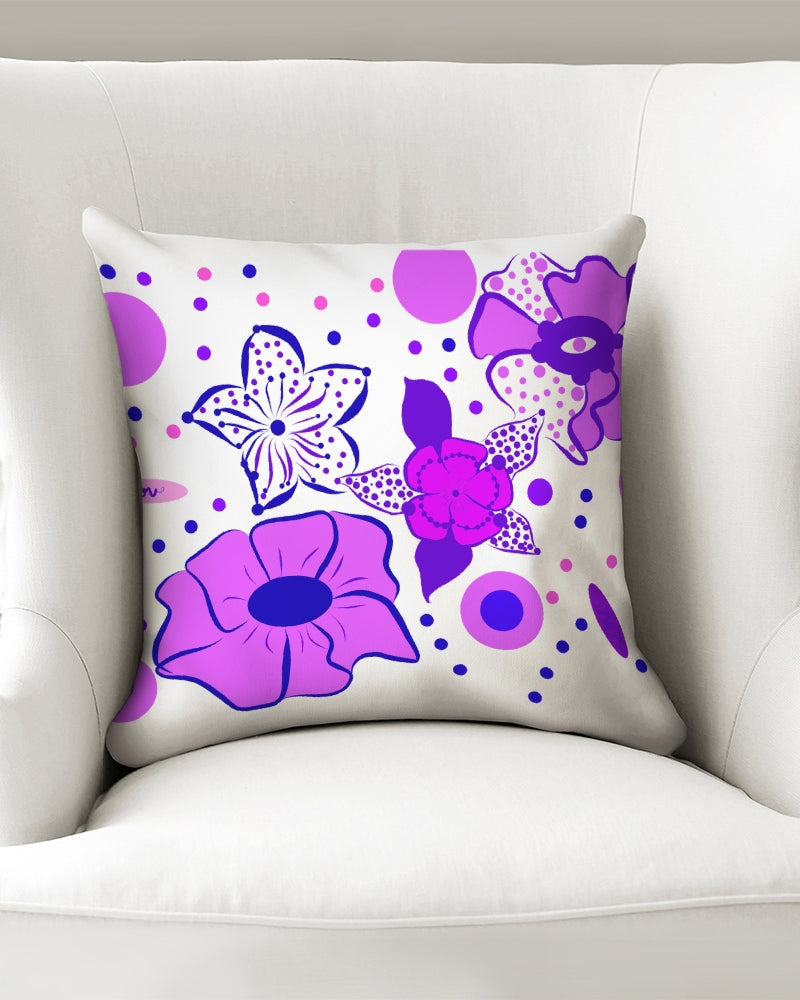 Flower Girl 16x16 Throw Pillow Case - 0