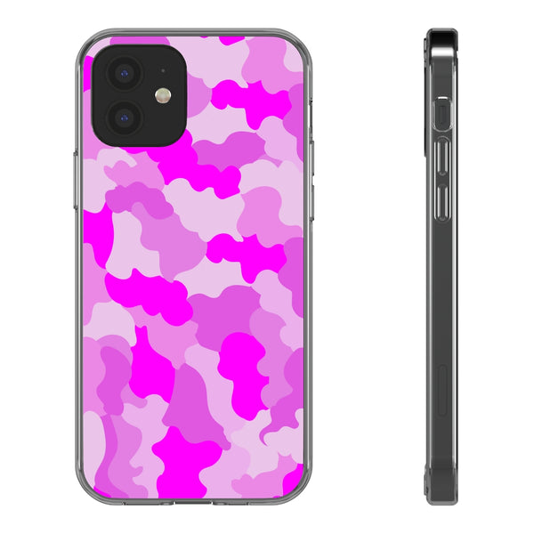 Pink Fusion Iphone 12 Clear Cases
