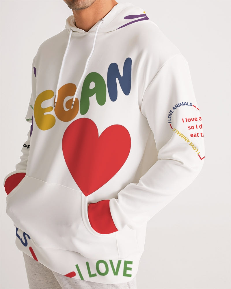 Vegan Heart Men's Hoodie