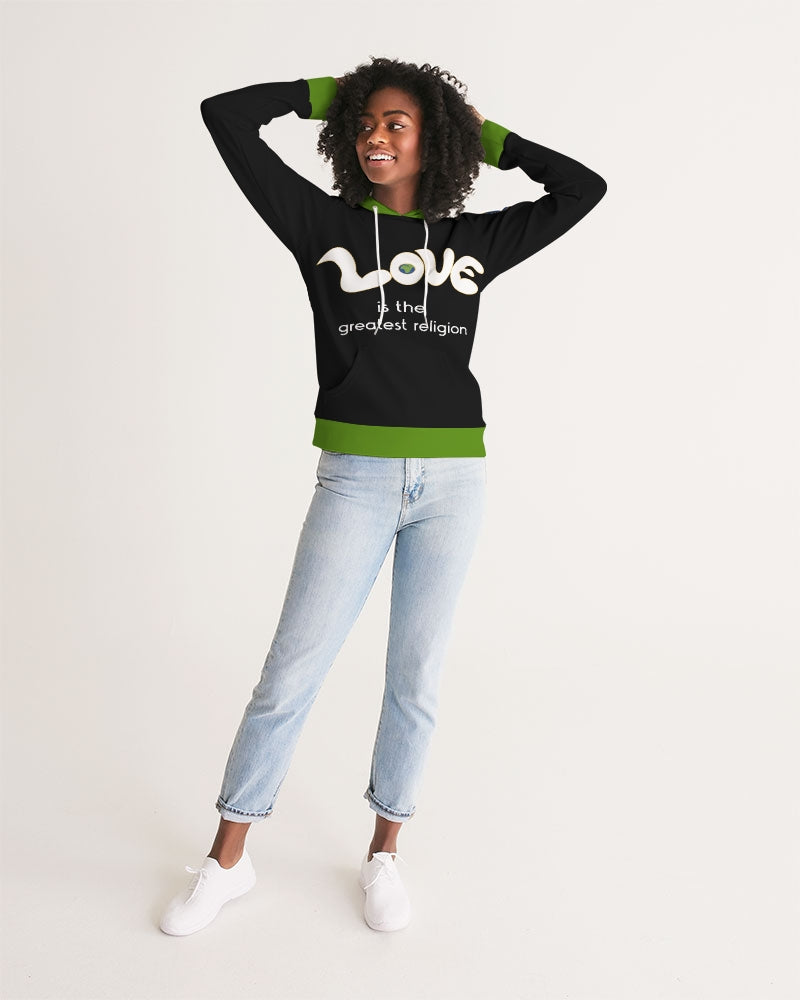 Love Is The Greatest Religion Ladies Hoodie