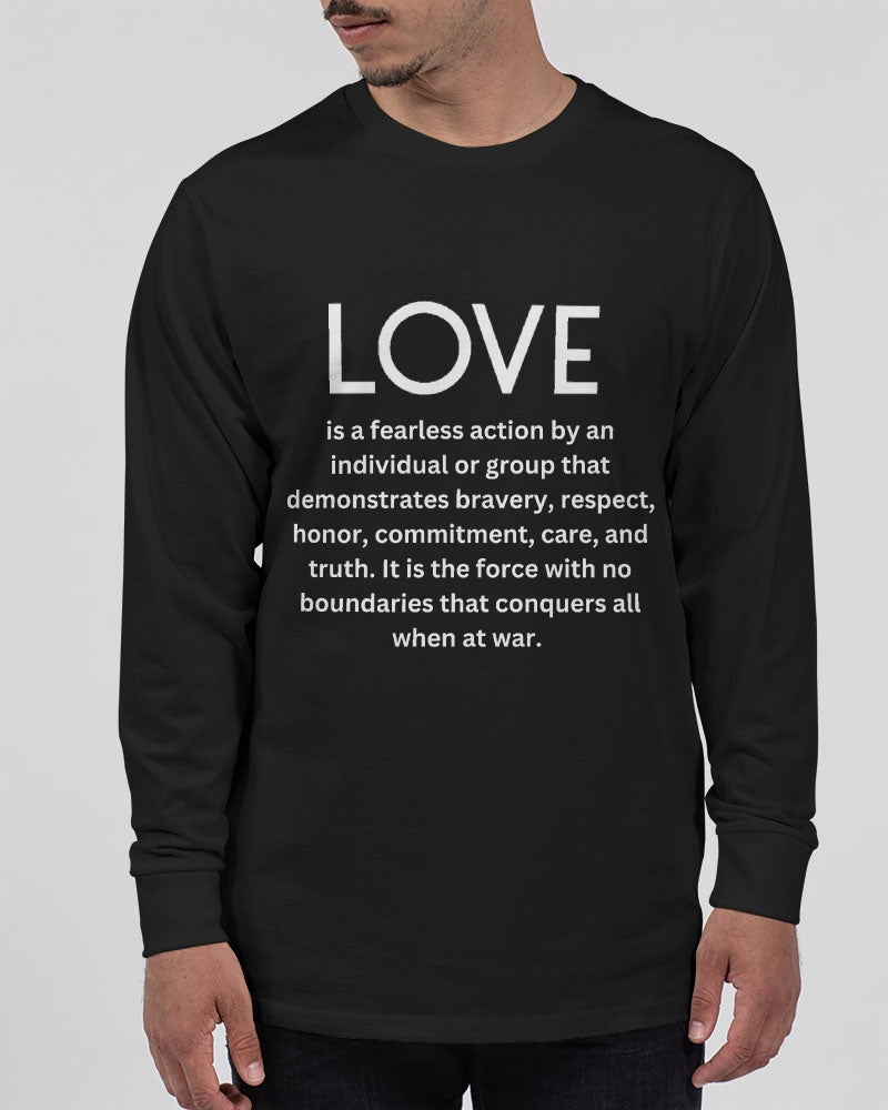 LOVE IS Men's Long Sleeve Tee | Lane Seven