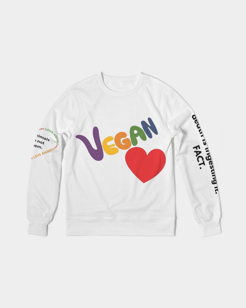 Vegan Heart Men's Pullover - 0