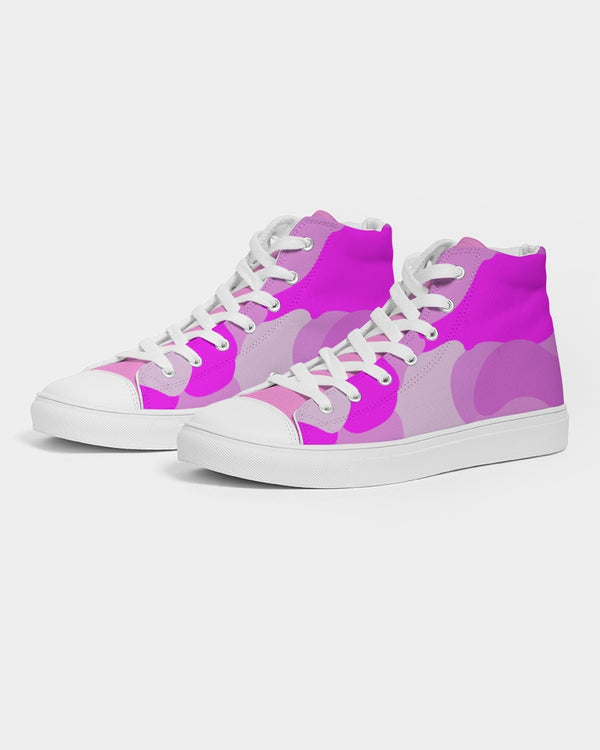 Pink Fusion Ladies Hightop Canvas Shoe