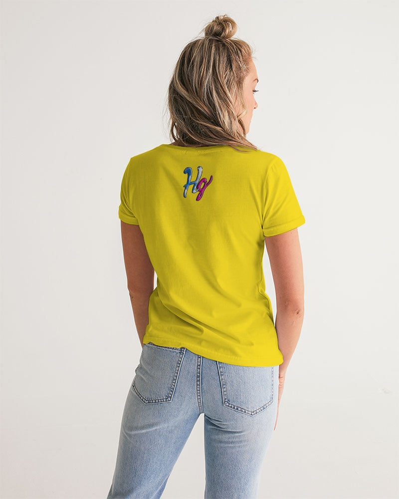 LOVE IS Ladies V-Neck Tee - 0