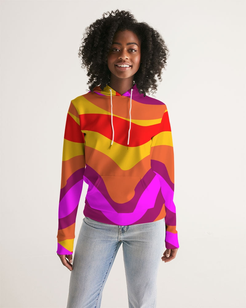 Bright Swirl Ladies Hoodie