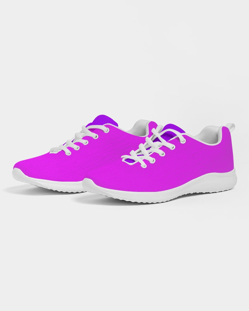 Solid Hot Pink Ladies Athletic Shoe