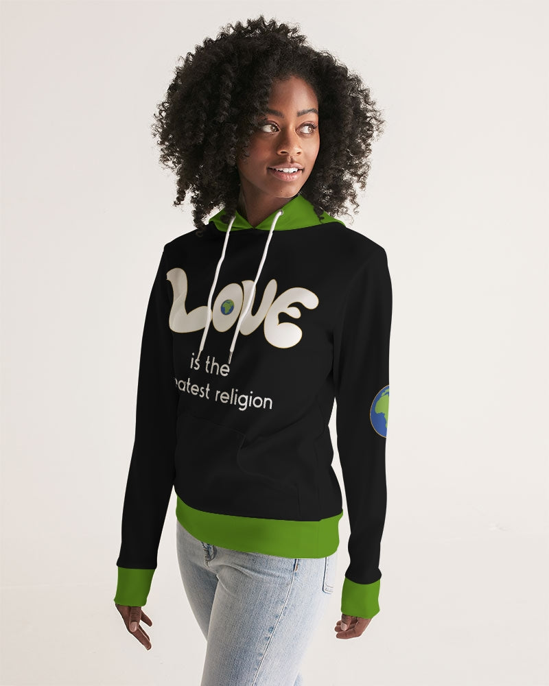 Love Is The Greatest Religion Ladies Hoodie