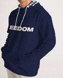 Unity and Freedom Men's Blue Hoodie