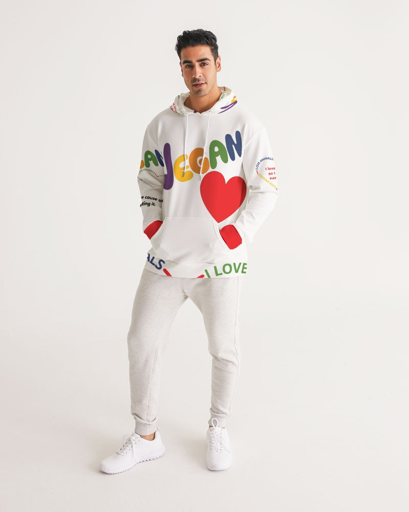 Vegan Heart Men's Hoodie